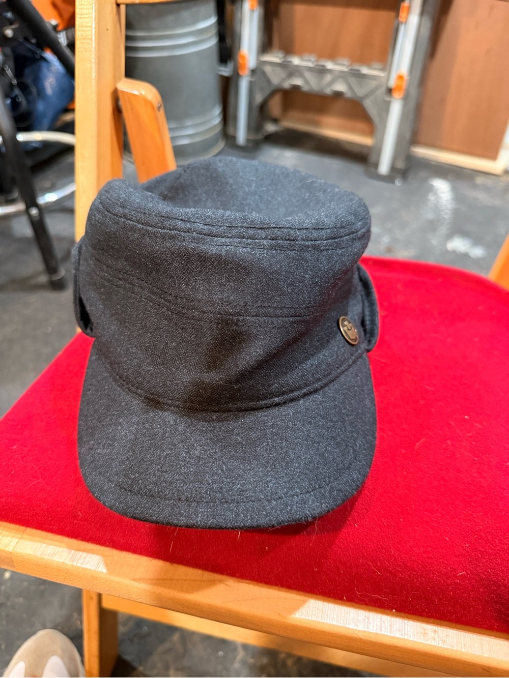 Men's Black Wool Cadet Cap - Goorin Bros